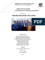 Informe Refrigeradora Peltier FINAL