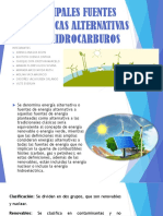 Diapositivas de Principales Fuentes Energeticas Alternativas A Los Hidrocarburos