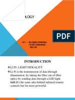 Lifi Technology: B Y: - M.Vamsi Krishna ID NO:180040028 SEC:06