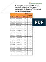 (Male) Data Collection & Monitoring Assistant DCMA PDF