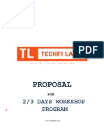 TechFi Labs Workshop Proposal