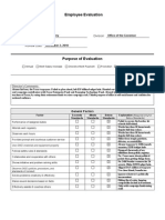 Rick Perry Employee Evaluation