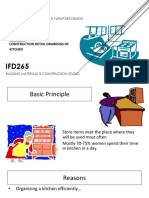 Construction Detail Drawings of Kitchen: Department of Interior & Furniture Design Lsad