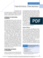 Aroxysmal Isorders: Approach To Paroxysmal Disorders