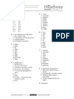 Entry Test Answers