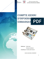 Compte Rendu Informatique Embarqué