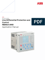 Line Differential Protection and Control Red615 Ansi: Application Manual