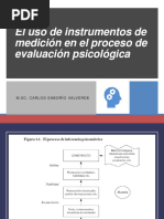 El Uso de Instrumentos de Medición en El Proceso de Evaluación Psicológica PDF