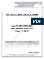 Sample Paper For Bank Promotion Exams by Murugan PDF