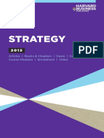 Strategy: Articles - Books & Chapters - Cases - Core Curriculum Course Modules - Simulations - Video