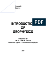 Introduction of Geophysics, 1st Year PDF