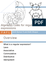 Algebraic Laws For Regular Epxressions