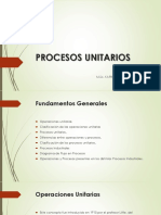 CLASE 1. Procesos Unitarios