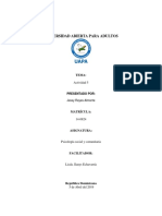 Tarea 5 de Psicologia Social y Comunitaria