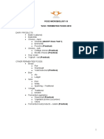 Printing - Fermented Foods Summaries