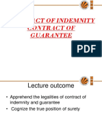 L 16 Contract of Indemnity and Guarantee 1