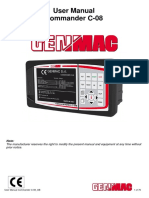 User Manual Commander C-08 - GB PDF