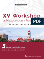 XV Workshop de Negociacioěn y Persuasioěn PDF