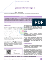 Clinical Scoring Scales in Thyroidology A Compendi