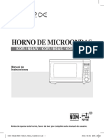 Manual de Usuario Microwave Daewoo Kor1n0aw PDF