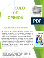 Artículo de Opinión