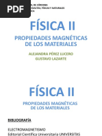 Propiedades Magnéticas de Los Materiales