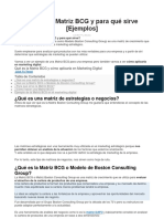 Qué Es La Matriz BCG y para Qué Sirve