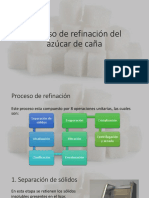 Proceso de Refinación Del Azúcar de Caña