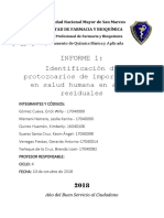 Informe de Protozoarios y Cuestionario