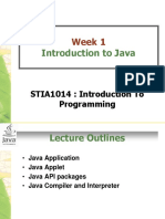 Chapter2 IntroductionToJava