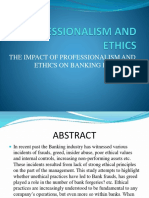 Professionalism and Ethics