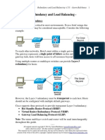 Redundancy Load Balancing PDF