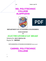 Carmel Polytechnic College Alappuzha: Electro-Hydraulic Brake