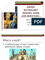 Greek Mythology: Heroes, Gods, and Monsters