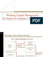 Click Here For Title: - Working Capital Management - Its Impact On Company's Cash Flows