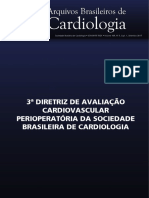 III Diretriz de Avaliação Cardiovascular Perioperatória Da Sociedade Brasileira de Cardiologia 2017