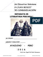 Separata de Literatura Peruana IV - 2 PDF