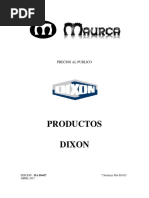 Lista de Precios P. Dixon MA-D0417 PDF