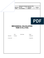 Mechanical Calculation TANK 53 KL (T-05)