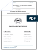 Elasticity of Demand