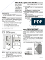 JS-25 COMBO" P.I.R. & Glass Break Detector