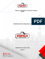 SISTEMA DE GESTIÓN DE LA SEGURIDAD Y SALUD EN EL TRABAJO Ferreteria Edifica Candelaria PDF