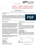 Using The "Understand Teach" Model To Coach A Double Layout Dismount of The Asymmetrical Bars