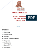 Hydrocephalus: Mr. Fadi J. Zaben RN MSN IMET2000, Ramallah February, 2013