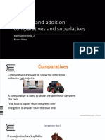 Contrast and Addition: Comparatives and Superlatives: Inglés Profesional 2 Marco Meza