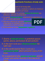 Q1 Body Fluid Compartments Functions of Body Water