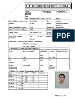 Placement Registration Form 2014