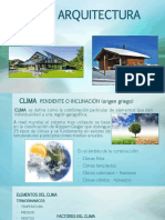 Clima y Arquitectura