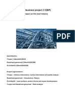 Global Business Project 2 (GBP) : A Final Report On The Steel Industry