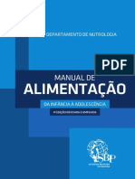 Manual de Alimentação Do Lactente Ao Adolescente, 4ed (2018) PDF